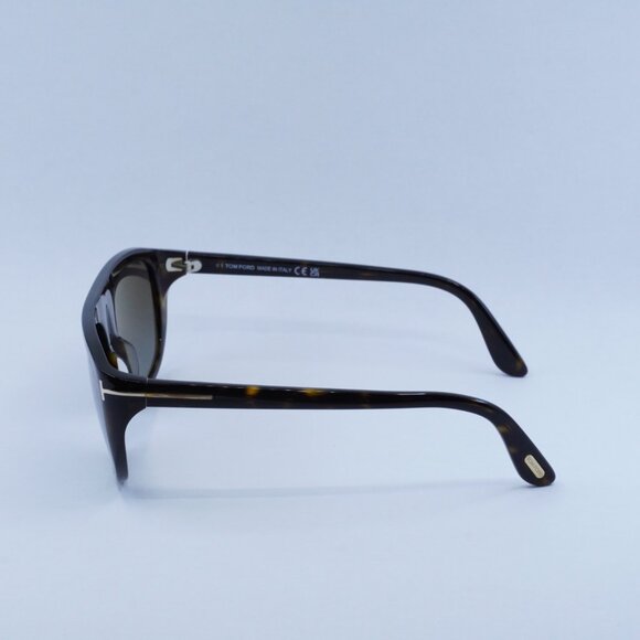 Tom Ford Edward02 FT1002 52B Sunglasses -Dark Havana Frame, Smoke Lenses main image 5